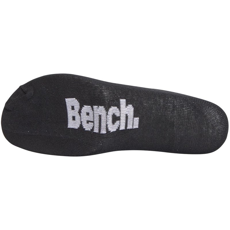 Womens Tabatha Five Pack Trainers Socks Black - Image 2