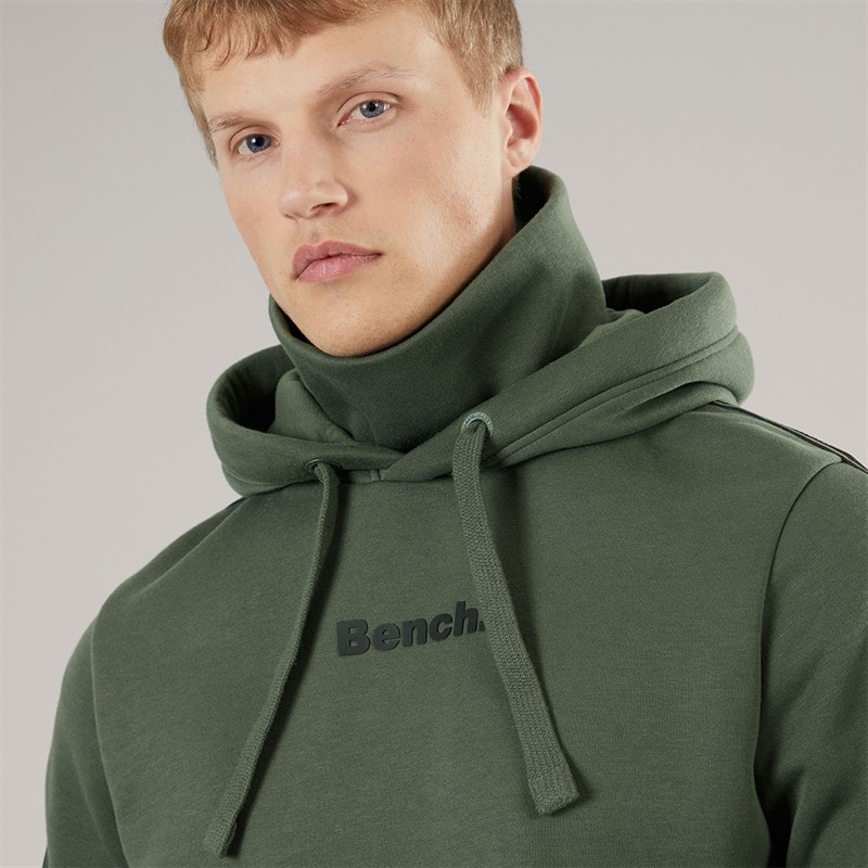 Mens Guttell Tracksuit With Branded Tape Detail Khaki - Image 5