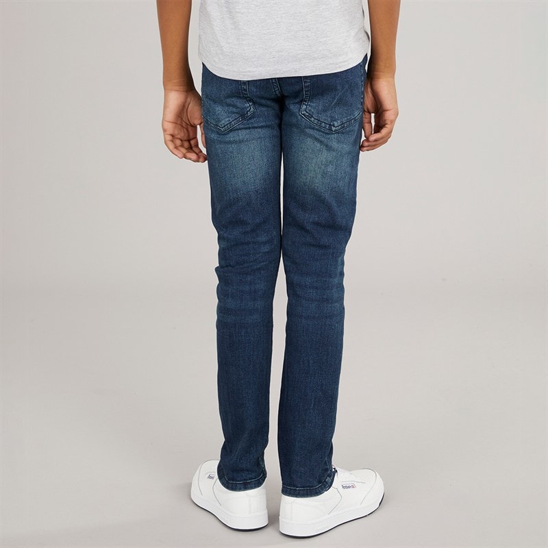 Boys Carson Slim Jeans Mid Wash - Image 2