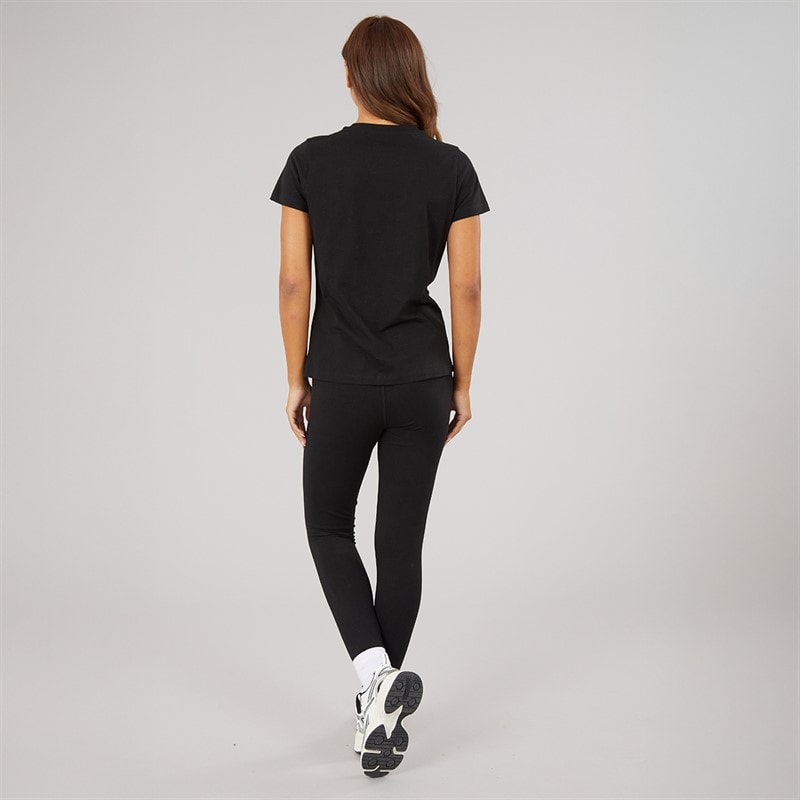 Womens Samira T-Shirt And Leggings Set Black - Image 2