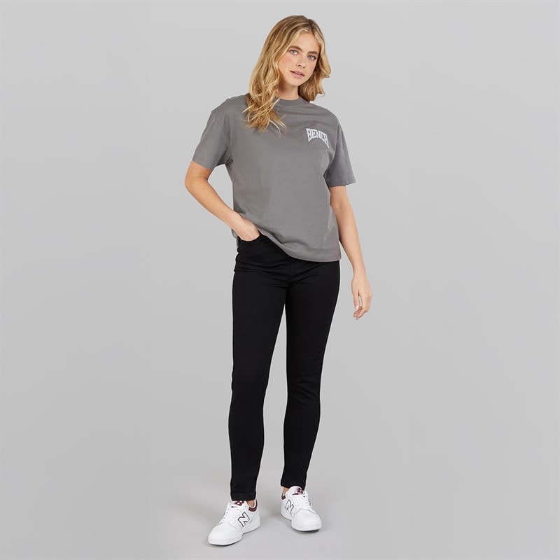 Womens Faye Skinny Jeans Black - Image 4