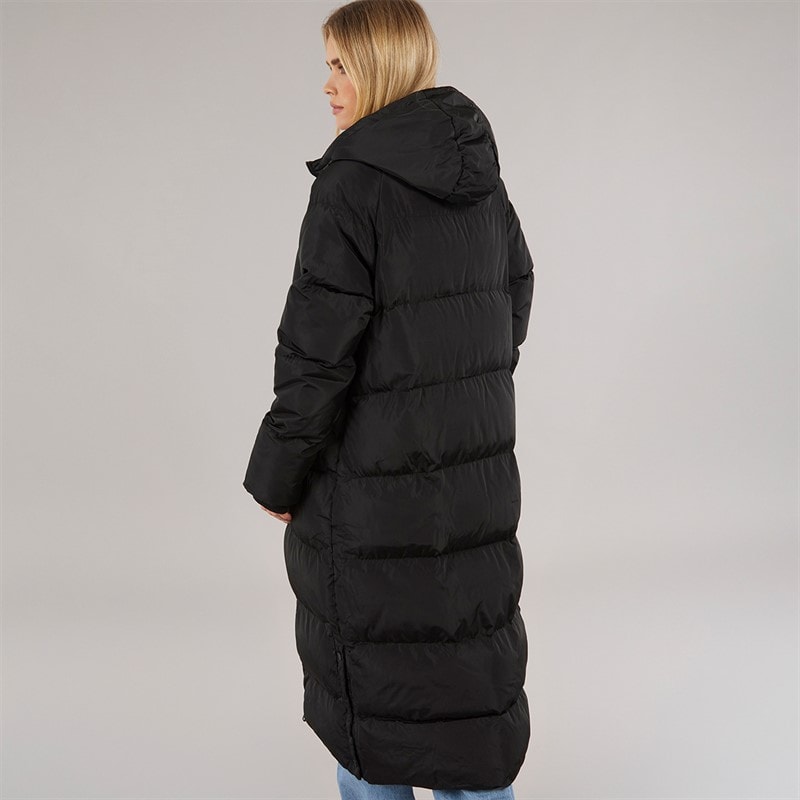 Womens Ryelle Maxi Length Puffer Coat Black - Image 2