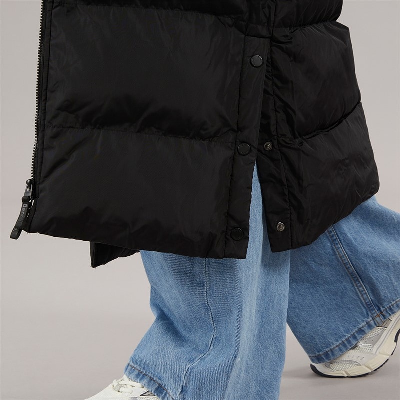 Womens Ryelle Maxi Length Puffer Coat Black - Image 5