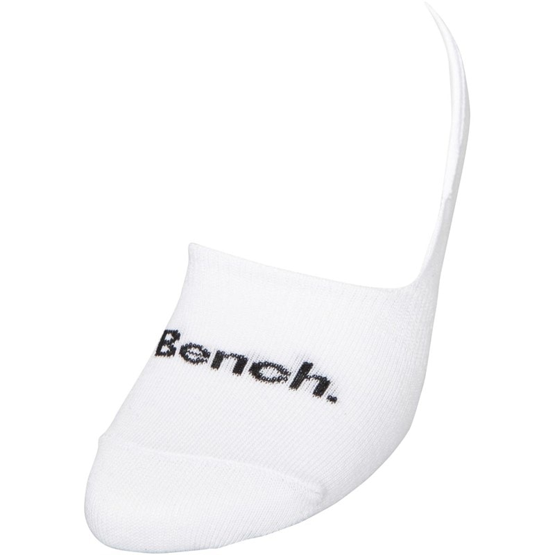 Womens Prina Three Pack Invisible Socks A White - Image 2