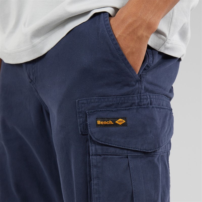Mens Noahs Cargo Shorts Navy - Image 3