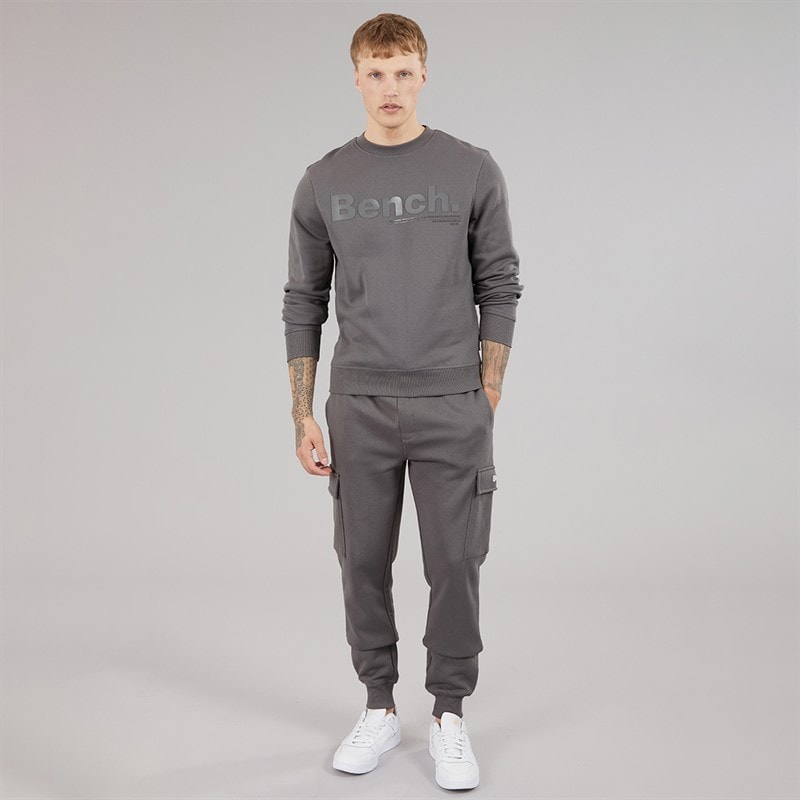 Mens Fargo Cargo Joggers Steel Grey - Image 4