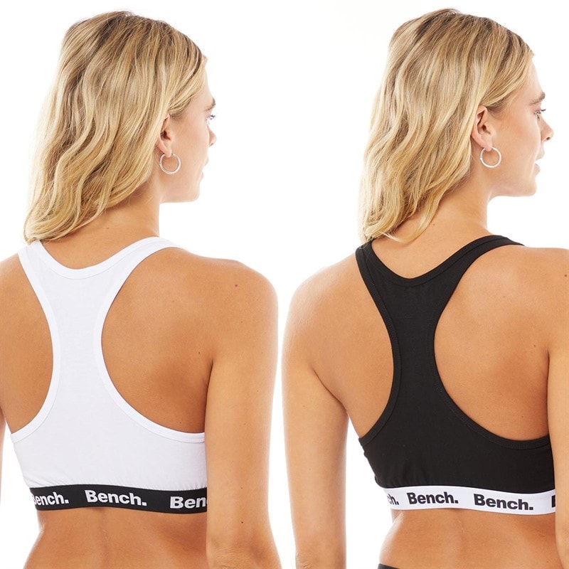 Womens Angelina Two Pack Bras White/Black - Image 2