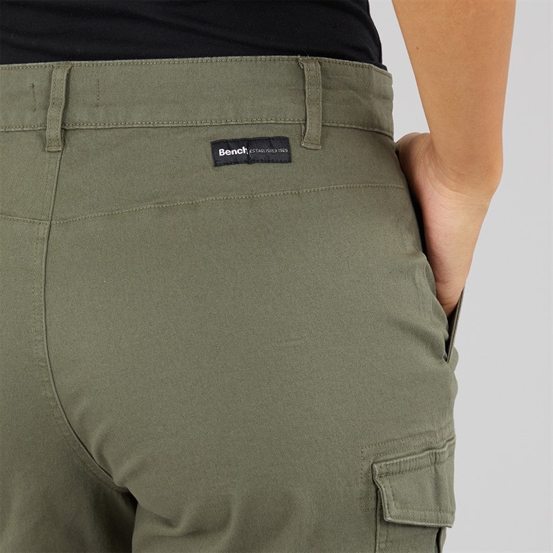 Womens Ashline Cargo Shorts Khaki - Image 3