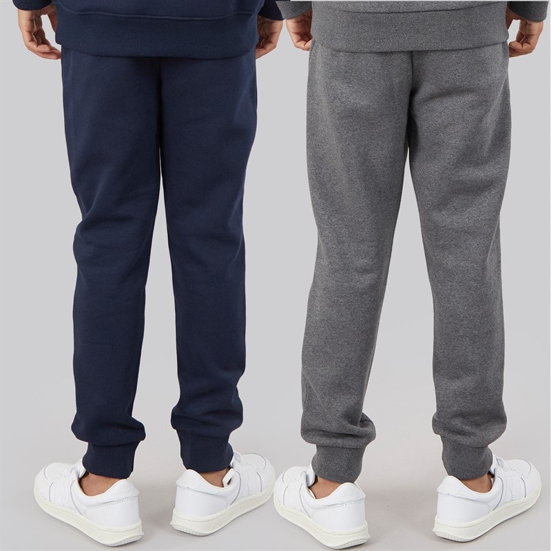 Boys Willroe Two Pack Joggers Navy/Grey - Image 2