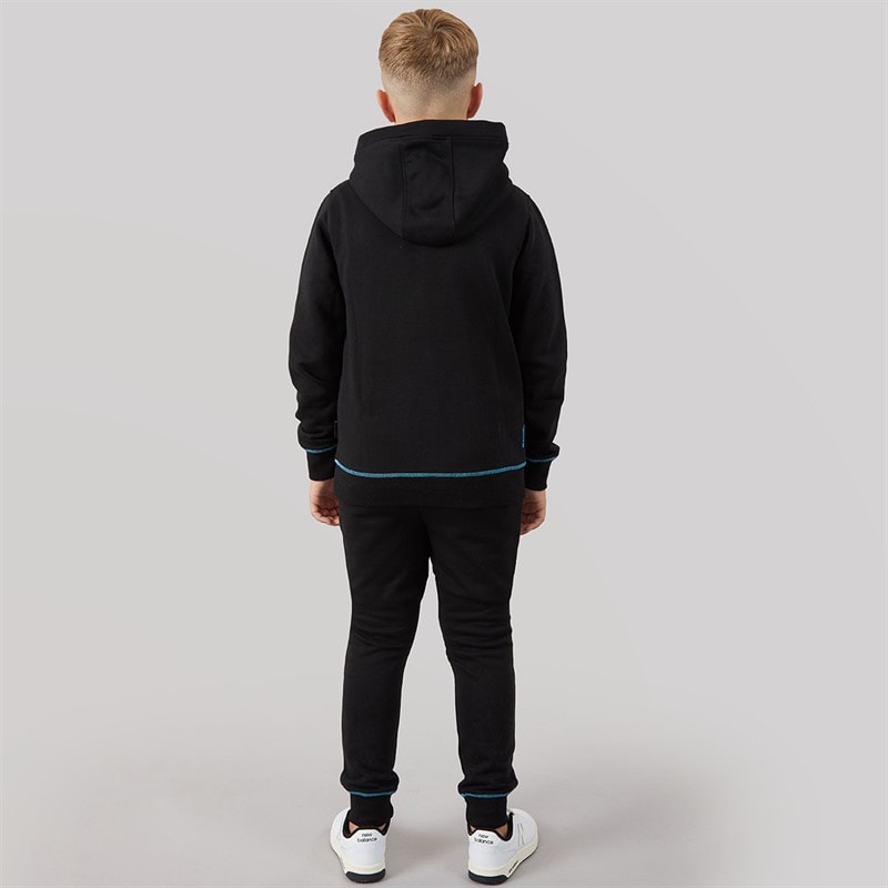 Boys Fondar Tracksuit Black - Image 2