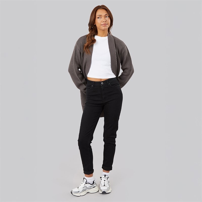 Womens Asteria Cardigan Charcoal - Image 4