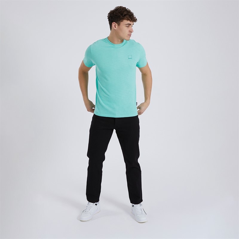 Mens Stuart Straight Fit Jeans Black - Image 3