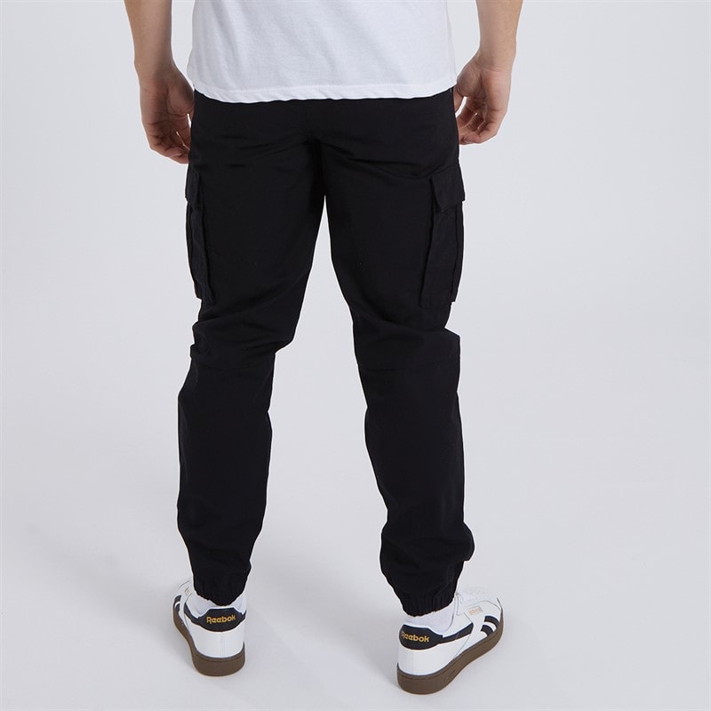 Mens Devvie Cargo Pants Black - Image 2