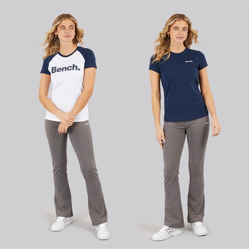 Womens Nerissa Two Pack T-Shirts White/Navy - Image 3