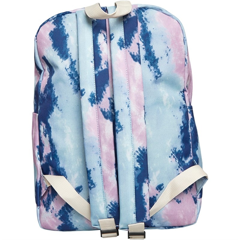 Girls Logo Patterened Backpack Pink/Blue - Image 2