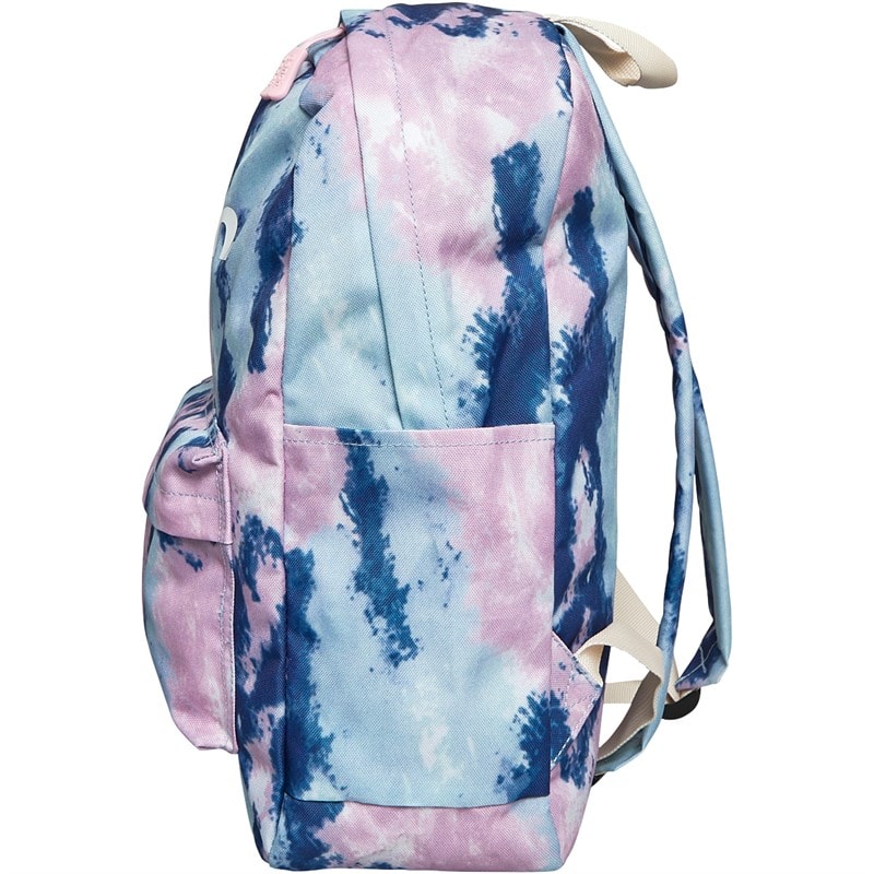 Girls Logo Patterened Backpack Pink/Blue - Image 3