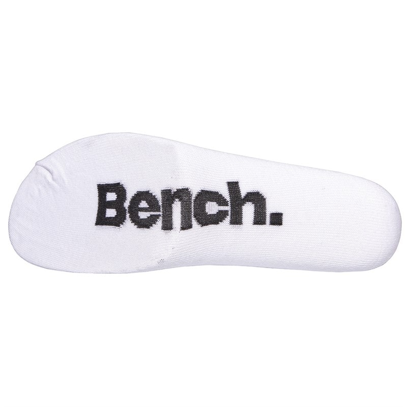 Mens Cagney Ten Pack Trainer Liner Socks White - Image 2