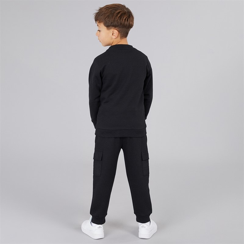 Boys Sweatshirt And Joggers Set Black - Image 2