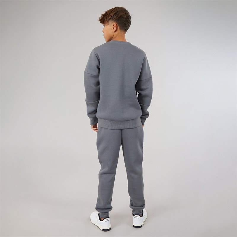 Boys Techshun Tracksuit Steel Grey - Image 2
