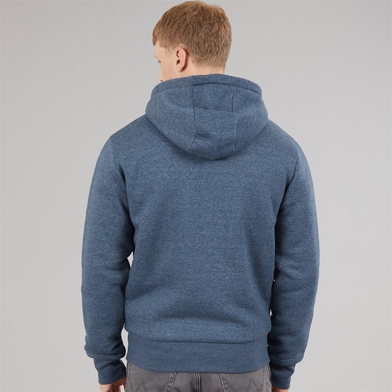 Mens Baraz Hoodie Navy Marl - Image 2