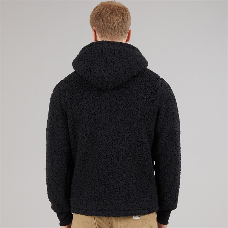 Mens Tommy Hoodie Black - Image 2