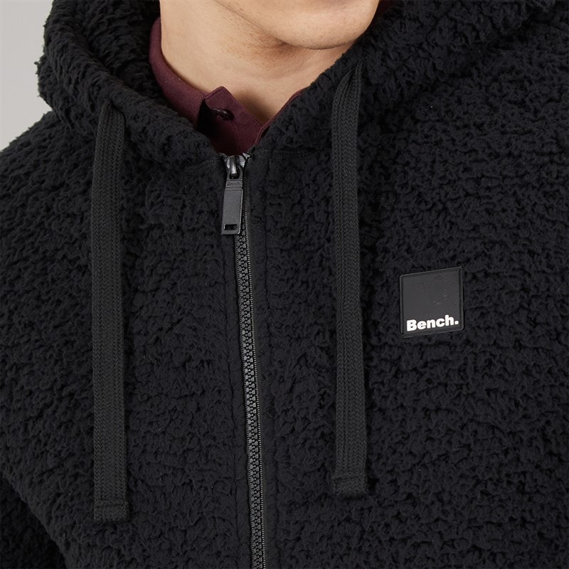Mens Tommy Hoodie Black - Image 5