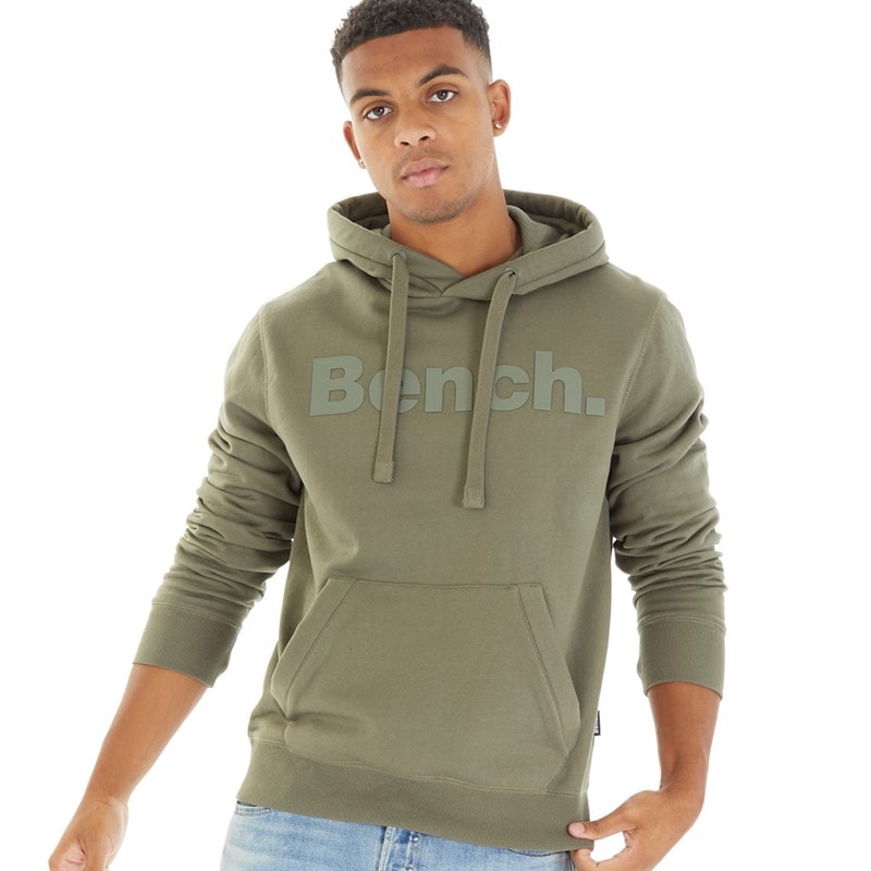 Mens Probert Hoodie Khaki Green - Image 1