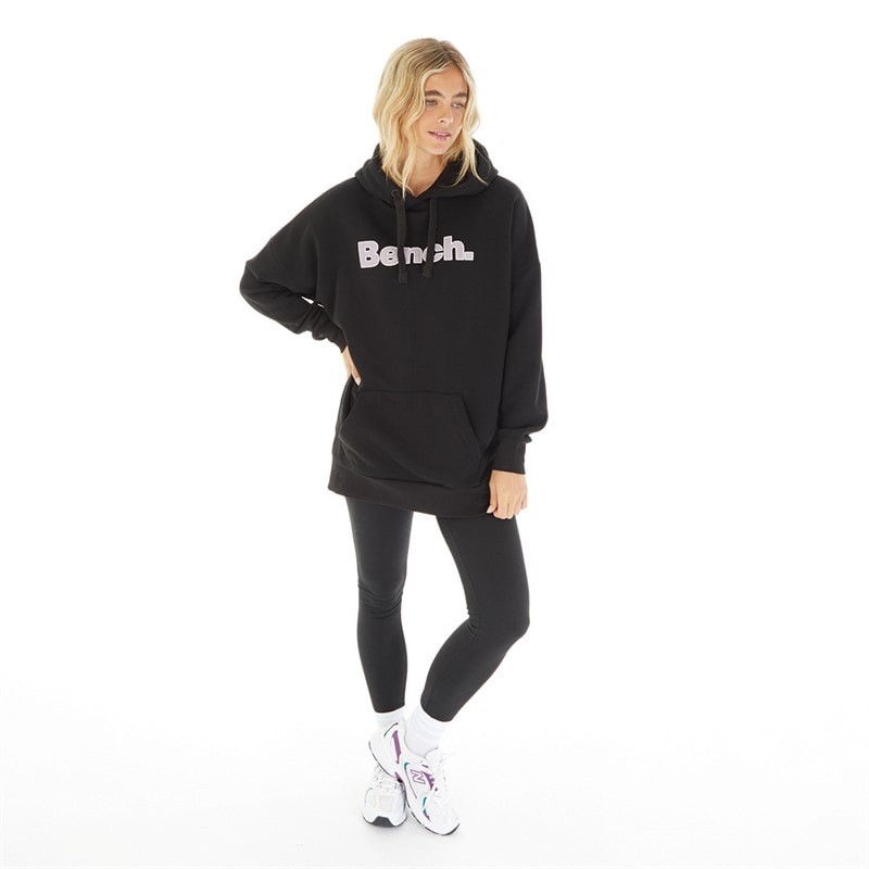 Womens Dayla Oversized Hoodie Black - Image 3