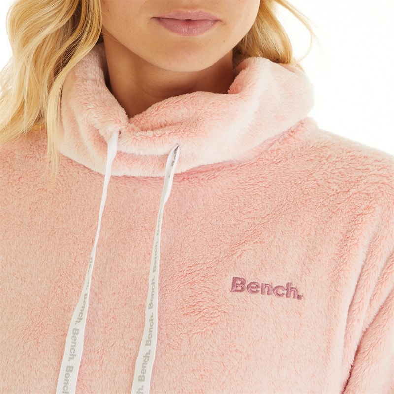 Womens Fluffy Snuggle Top Blush - Image 3