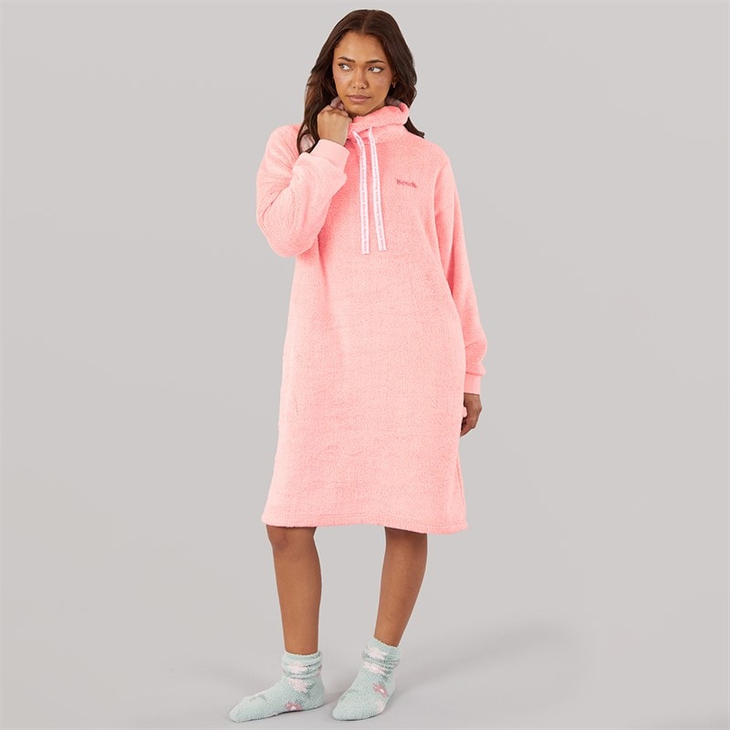 Womens Fluffy Snuggle Top Blush - Image 4