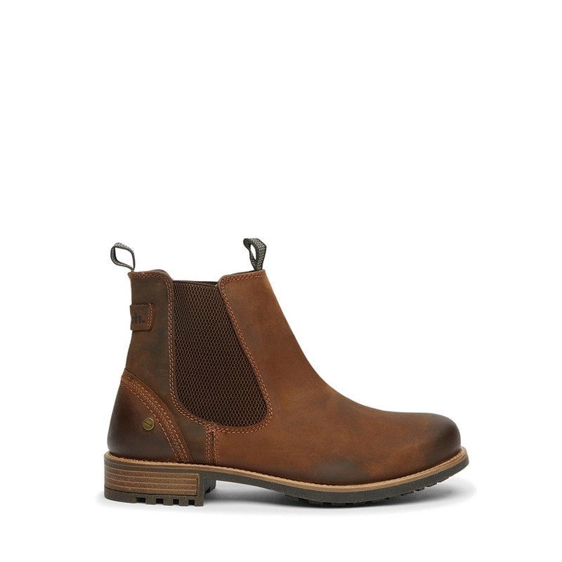 Mens Newton Chelsea Boots Chestnut - Image 1