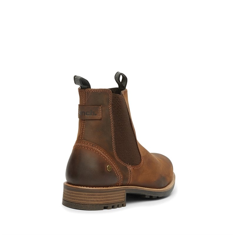 Mens Newton Chelsea Boots Chestnut - Image 3