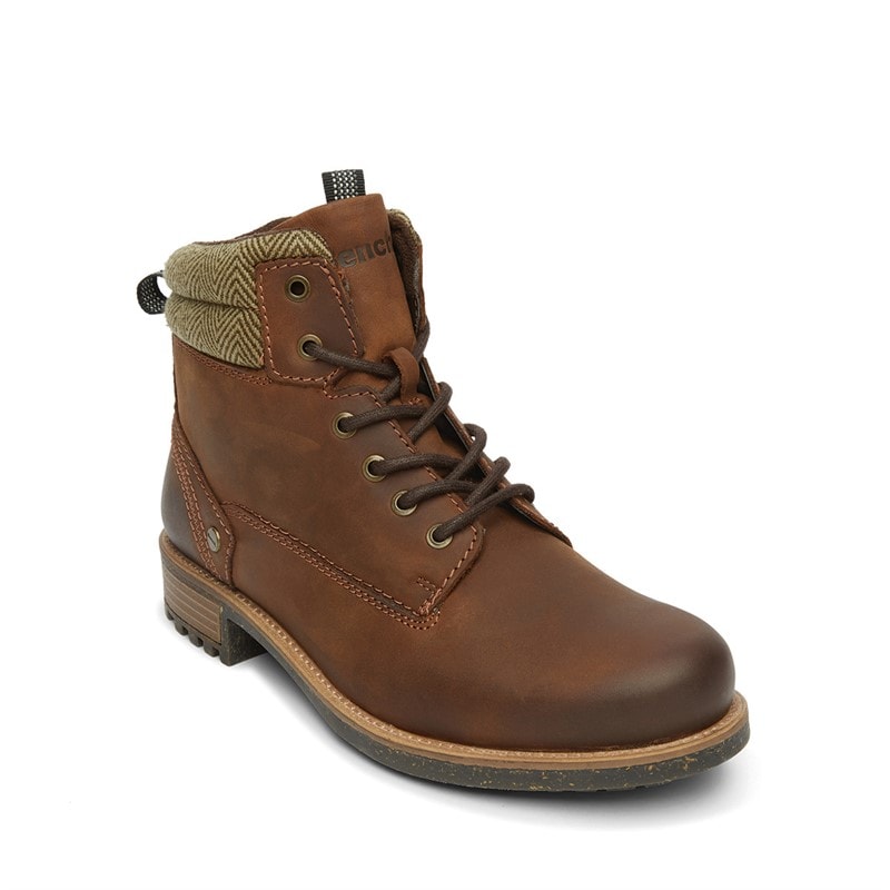 Mens Lever Boots Chestnut - Image 4
