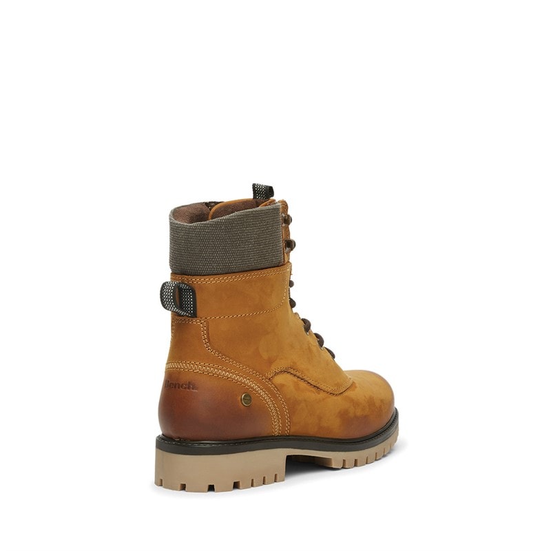 Mens Oldham Aviator Boots Camel - Image 3