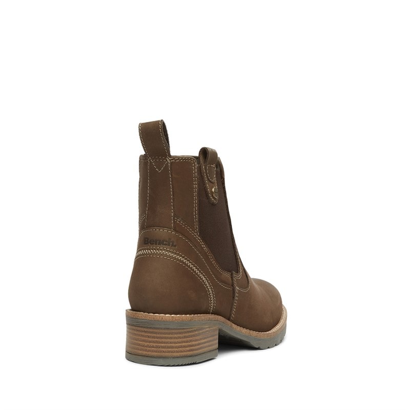 Womens Weaver Chelsea Boots Stone - Image 2