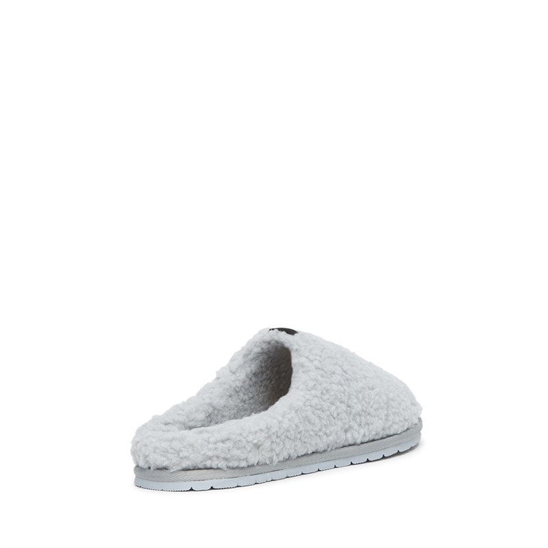 Womens Abbie Mule Slippers Grey - Image 3