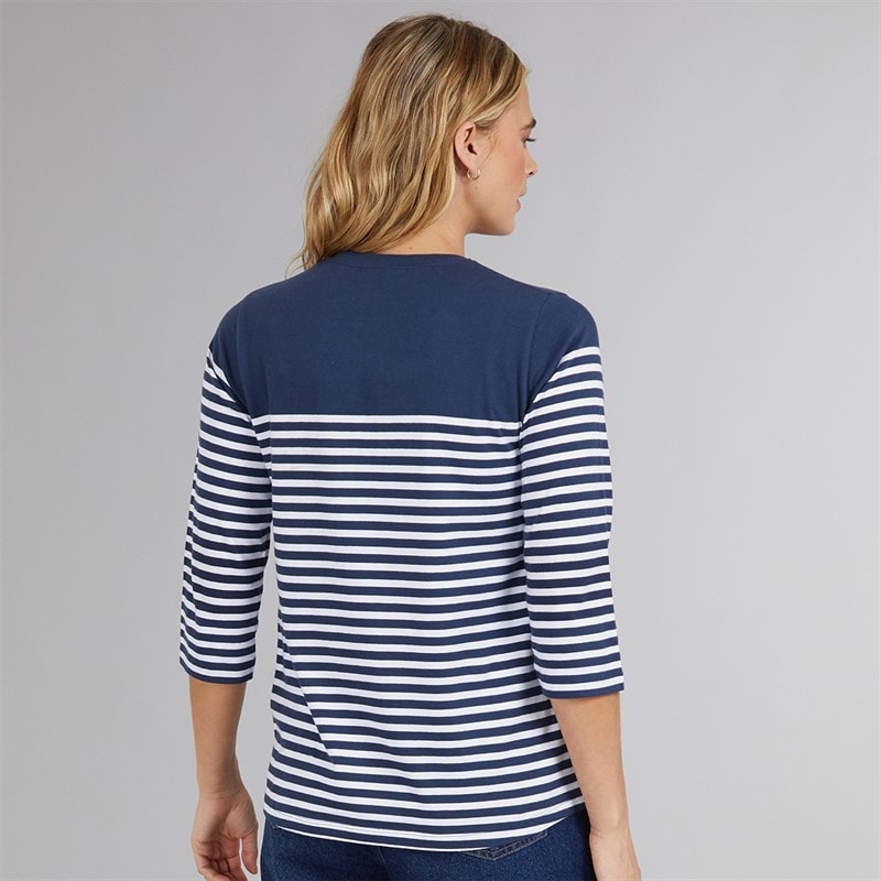 Womens Arian T-Shirt Navy - Image 2