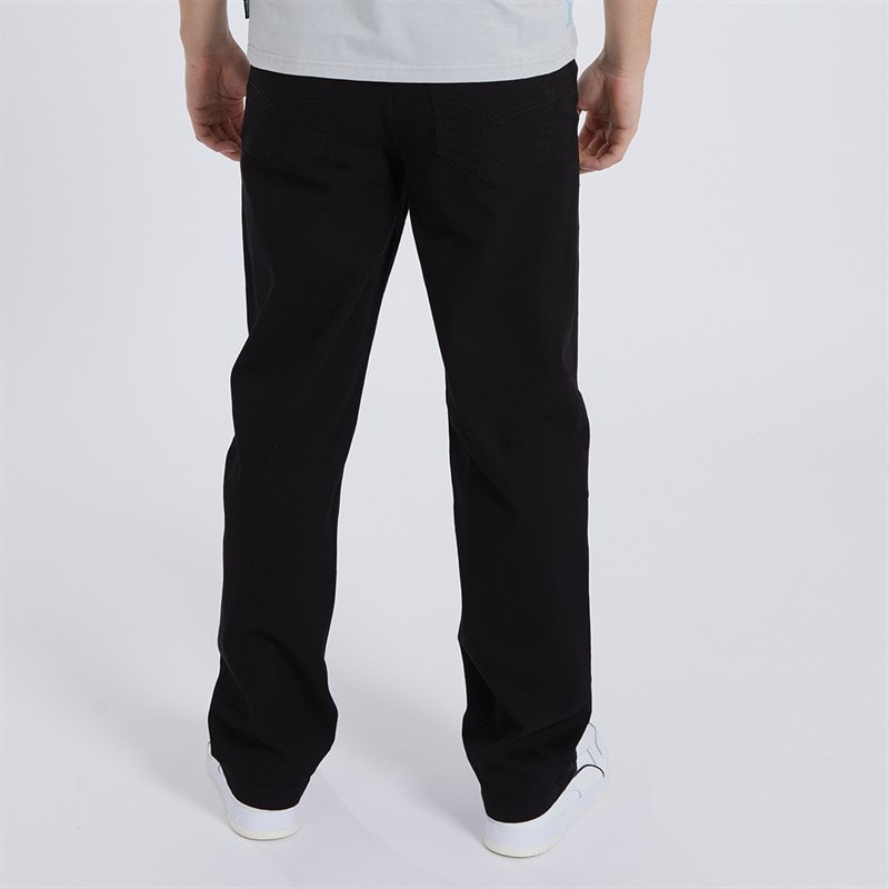 Mens Jeffers Loose Fit Jeans Black - Image 2
