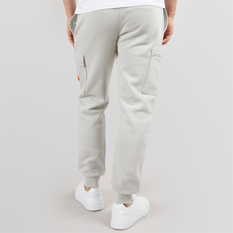 Mens Aplev Cargo Joggers Frost Grey - Image 2