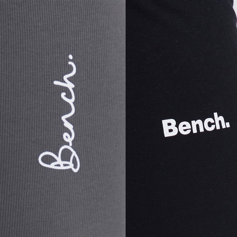 Womens Tamna Two Pack Leggings Black/Charcoal - Image 3