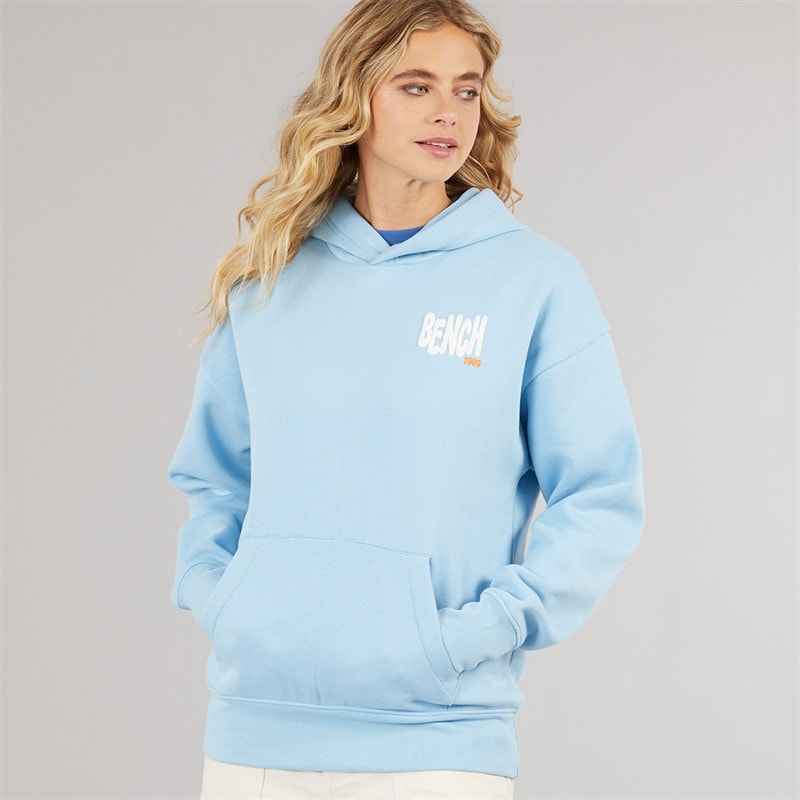 Womens Italia Hoodie Bright Blue - Image 2