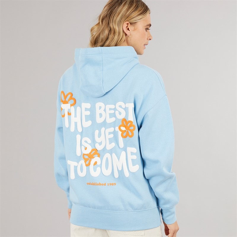 Womens Italia Hoodie Bright Blue - Image 3
