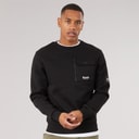Mens Rissio Utility Sweatshirt Black