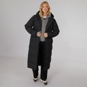 Womens Elli Maxi Length Waterproof Jacket Black