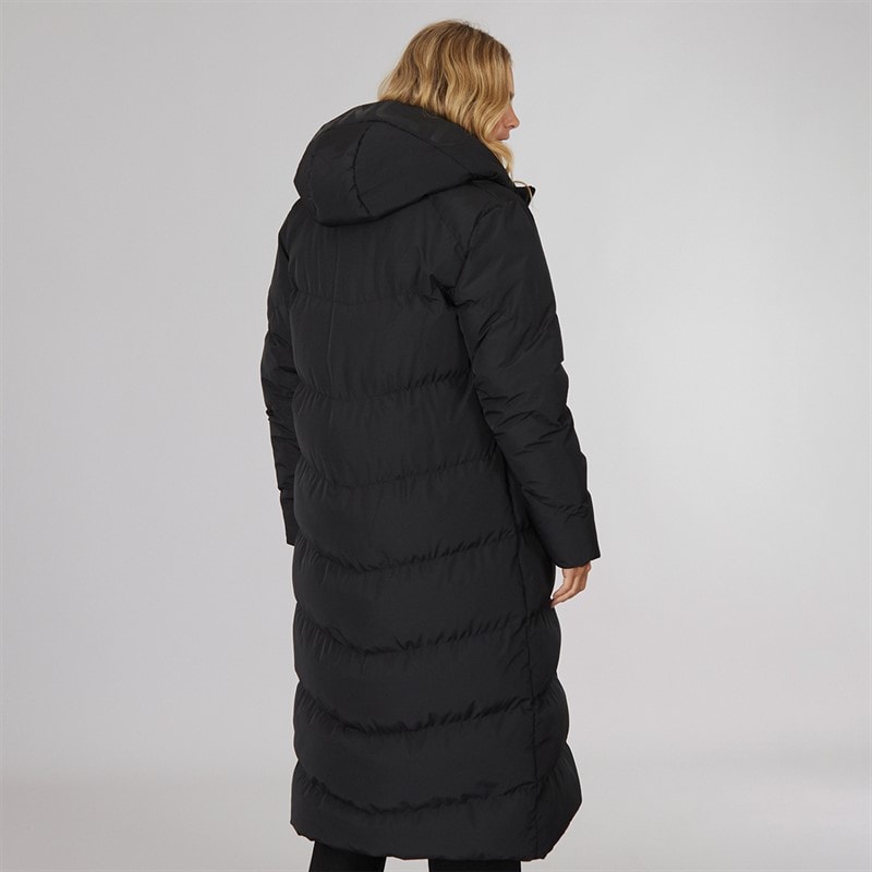 Womens Elli Maxi Length Waterproof Jacket Black - Image 2