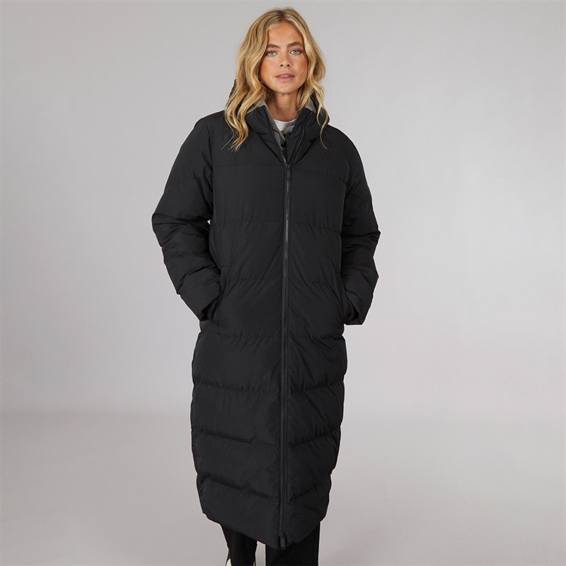 Womens Elli Maxi Length Waterproof Jacket Black - Image 5