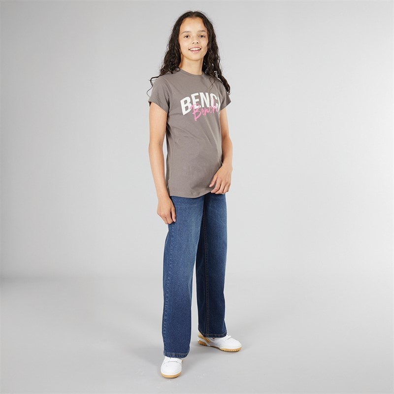 Girls Maxina Wide Jeans Dark Wash - Image 4