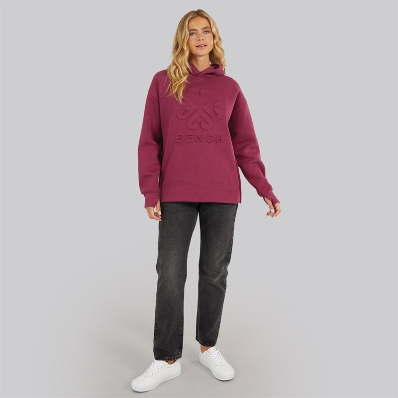 Womens Rayra Hoodie Berry - Image 4