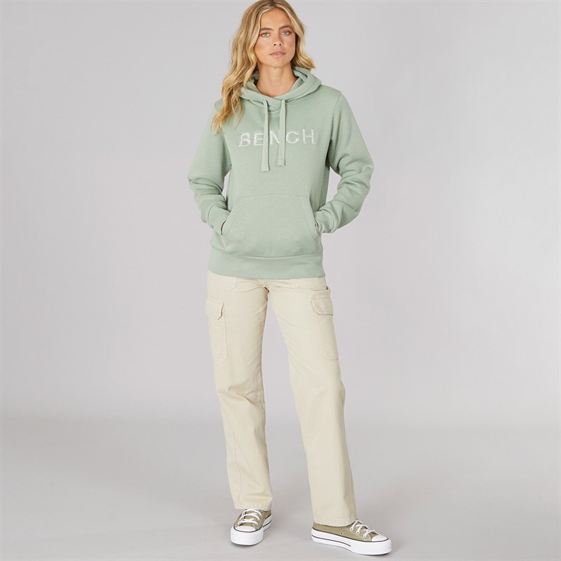 Womens Emerre Hoodie Dark Sage Green - Image 4