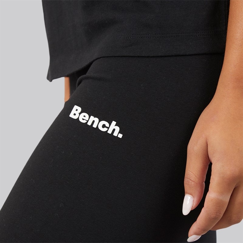Womens Two Pack Leggings Black/Charcoal - Image 5